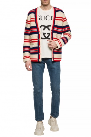 Patterned woven cardigan, zdjęcie 2 Patterned woven cardigan od Gucci
